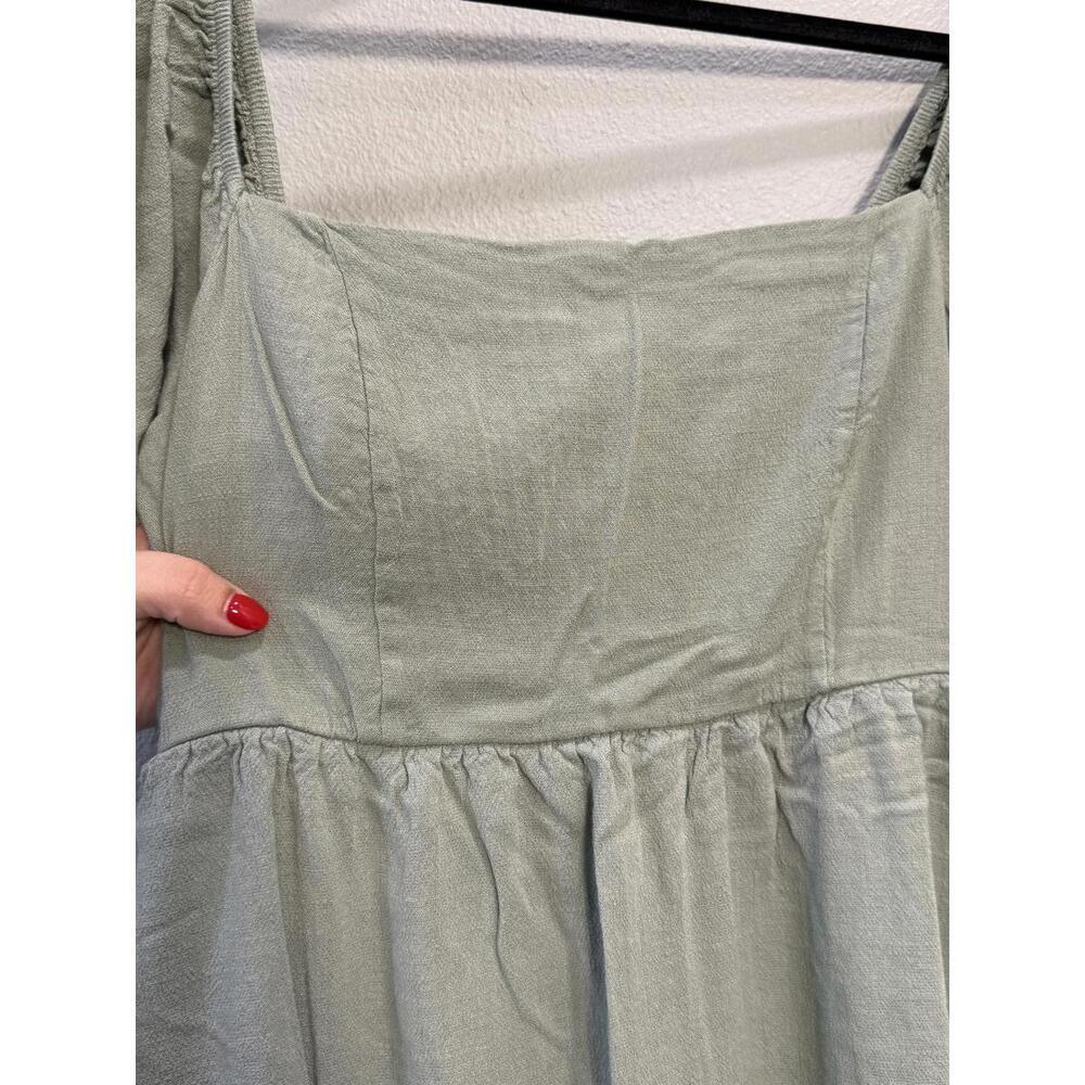 Altar'd State Sage Green Smocked Dress, Women's Medium - Picture 5 of 6